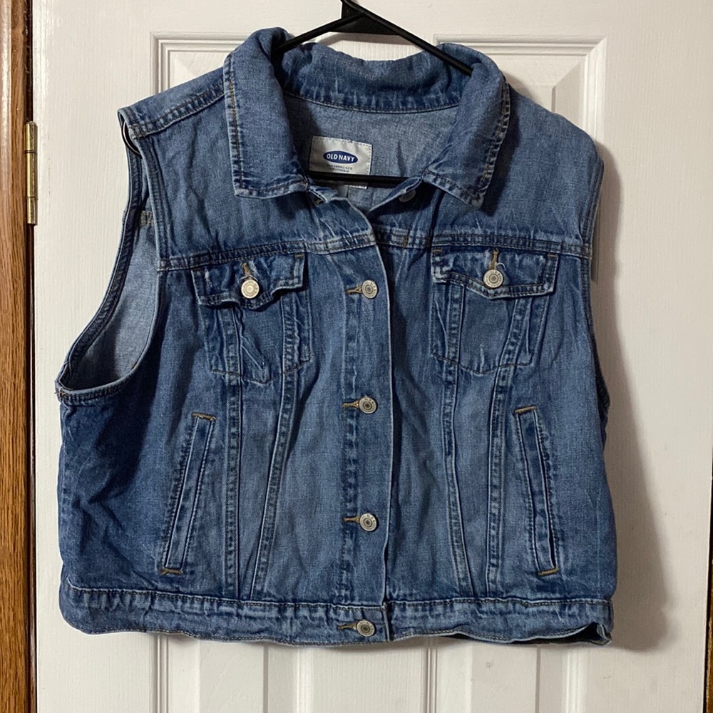 Old Navy denim vest